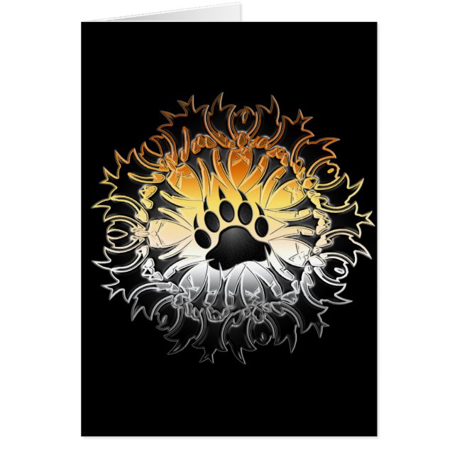 Tribal Bear Pride Paw (Front)