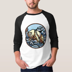 Tribal Bear Shirt Polar Bear Men's Jersey Shirt