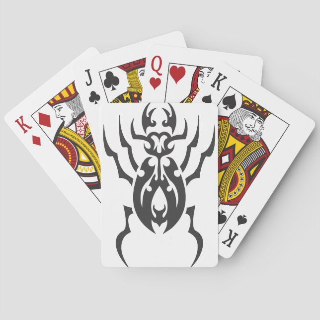 Tribal Beetle Playing Cards (Back)