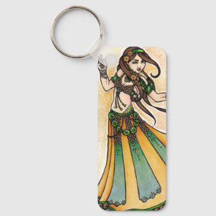 Tribal Belly Dancer Key Ring