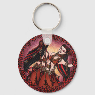 Tribal Belly Dancers Key Ring