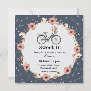 Tribal Bike Invitation