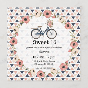 Tribal Bike Invitation