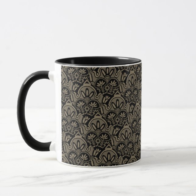  Tribal black and tan Mug (Left)