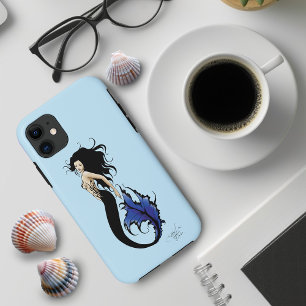 Tribal Blue Mermaid Elegant Fantasy Siren iPhone 11 Case