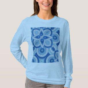 Tribal Blue Tiles woman's Sweat Shirt