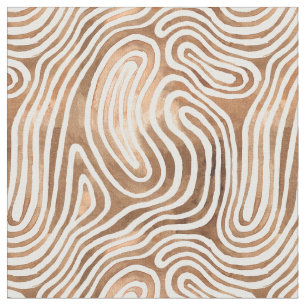 Tribal Body Paint / Brown Fabric