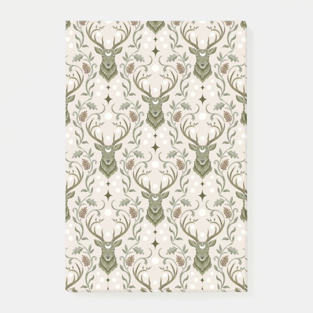 Tribal Boho Deer, Dreaming of Deer Post-it Notes (Front)