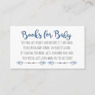 Tribal Books For Baby Enclosure Card