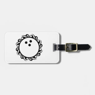 tribal BOWLING Luggage Tag