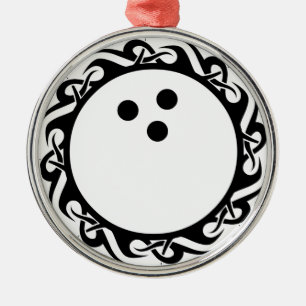 tribal BOWLING Metal Tree Decoration