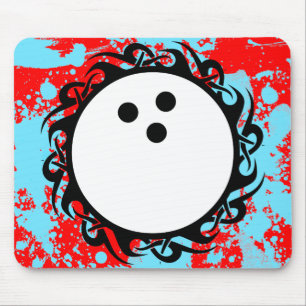 tribal bowling mouse mat