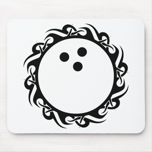 tribal BOWLING Mouse Mat (Front)
