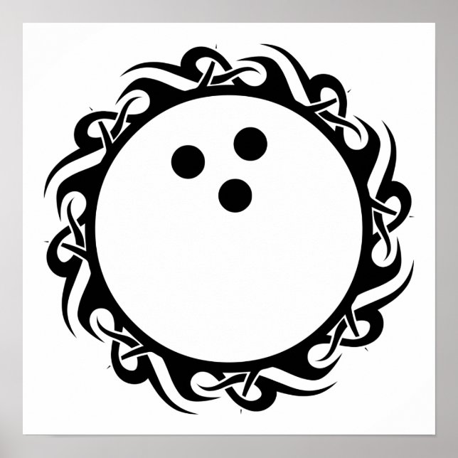 tribal bowling poster (Front)