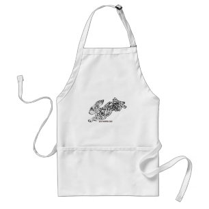 Tribal Bunny Standard Apron