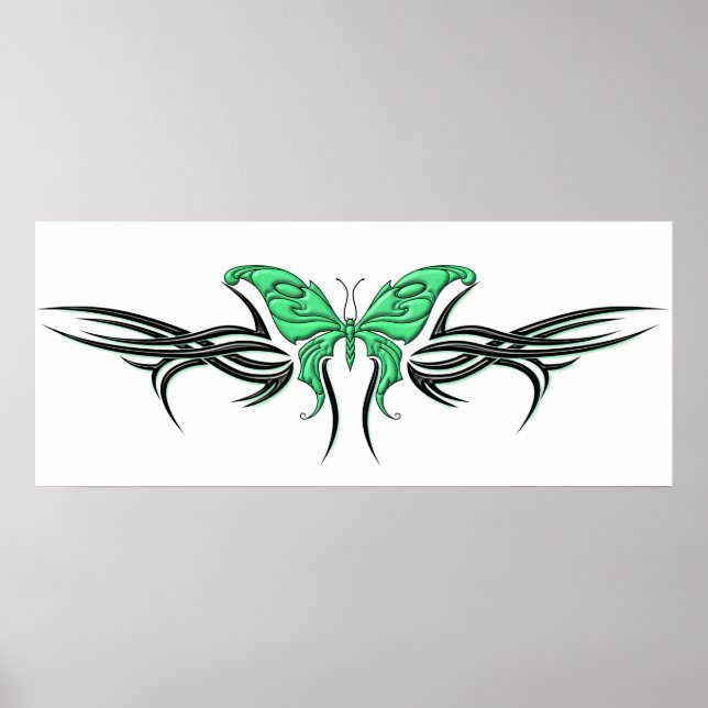 Tribal Butterfly Poster (Front)