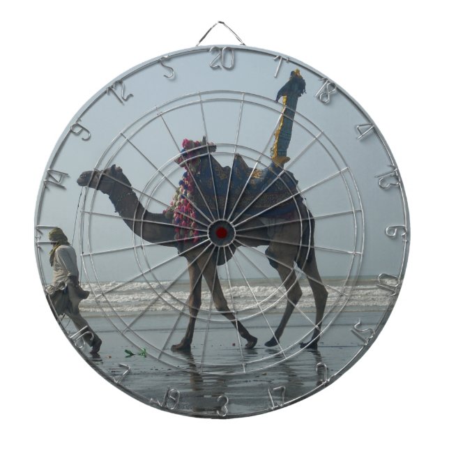 Tribal Camel Ride: Morning Tide Sands & Sea Dartboard (Front)