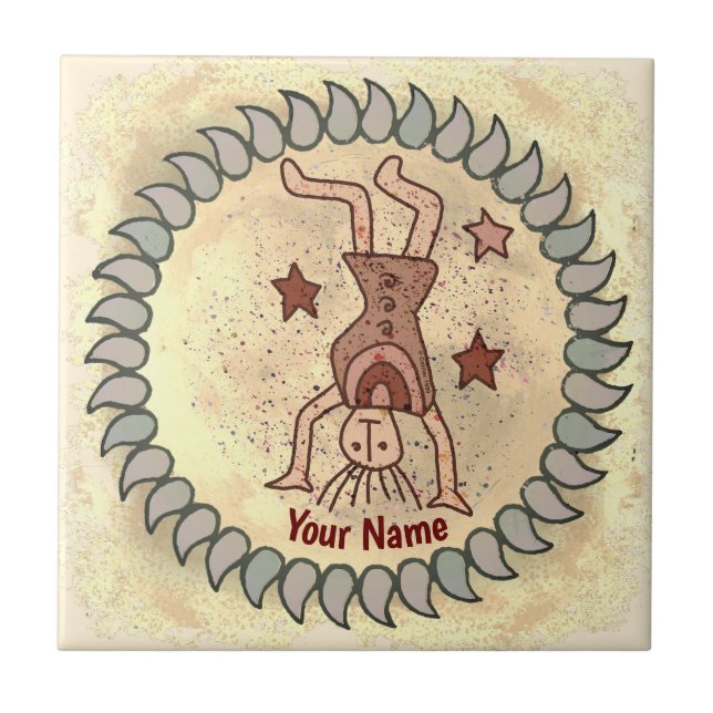 Tribal Cartwheel Tile (Front)