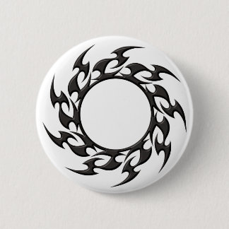 Tribal Circle Tattoo 6 Cm Round Badge