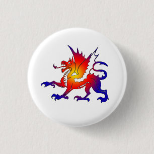 Tribal Colour Dragon Pin