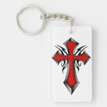 Tribal Cross Keychain, Faith, Religion, Christian