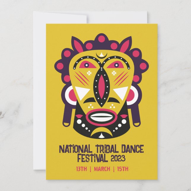 Tribal Cultural Festival Invitation (Front)