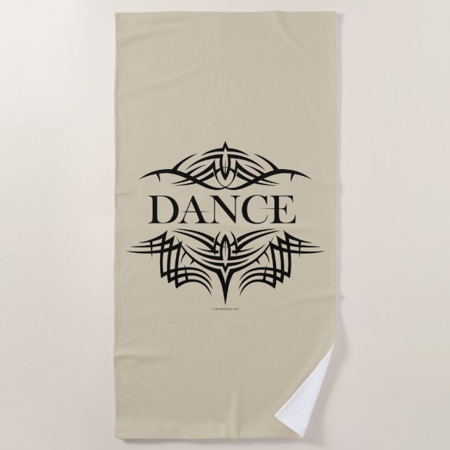Tribal Dance Beach Towel (Front)
