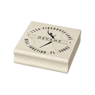Tribal Dance Goddess Return Address Stamp