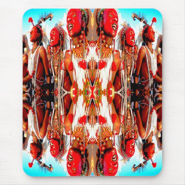 Tribal Dance Mouse Mat (Front)