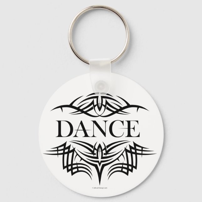 Tribal Dance (plain) Key Ring (Front)