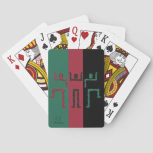 Tribal Dance Playing Cards