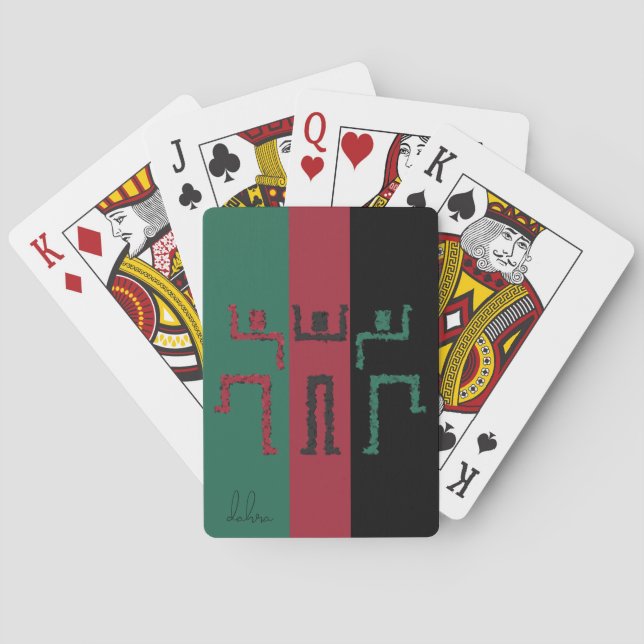 Tribal Dance Playing Cards (Back)