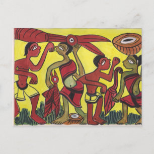 Tribal Dance Postcard