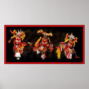 Tribal Dancer Poster