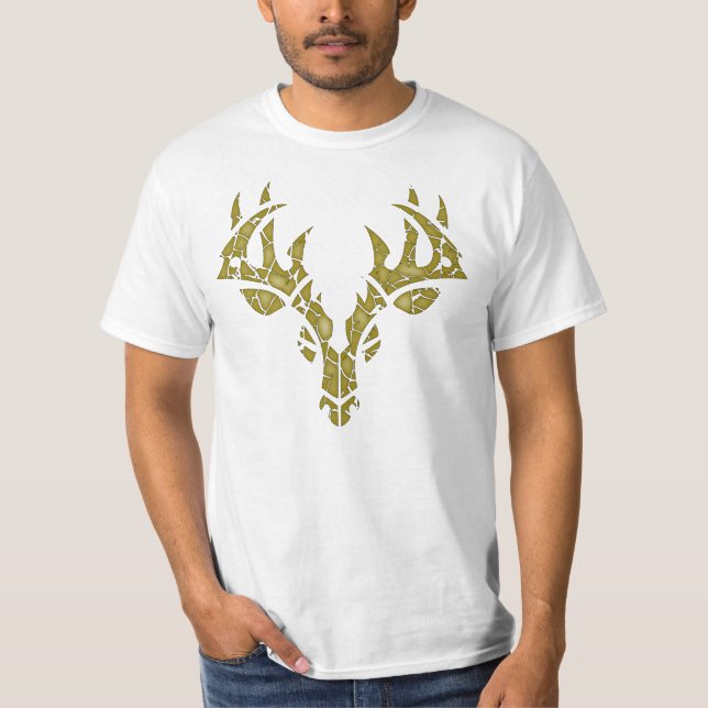Tribal Deer (camo) T-Shirt (Front)