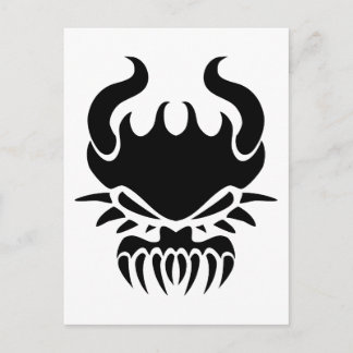 Tribal Demon Postcard