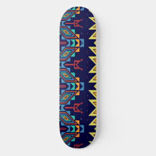 Tribal design abstract design skateboard