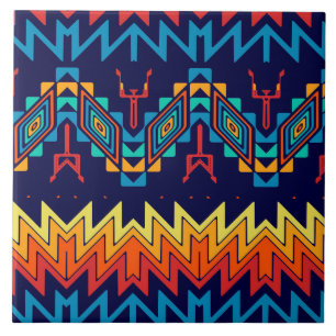 Tribal design abstract design tile