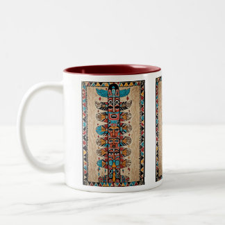 Tribal design  coffee mug gift idea 