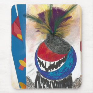 "Tribal Design" Computer Mouse Pad