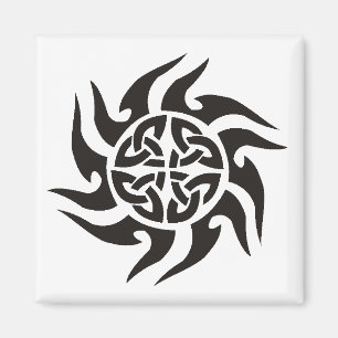 Tribal design magnet