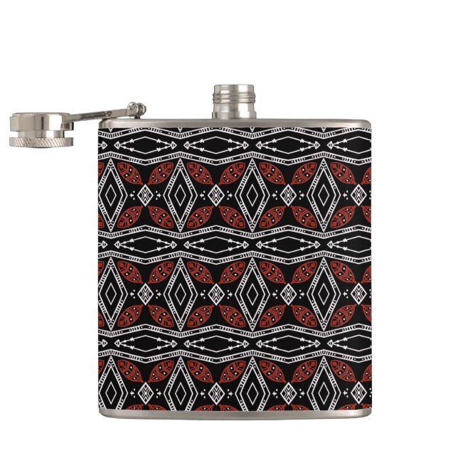 Tribal Diamond Hip Flask (Opened)