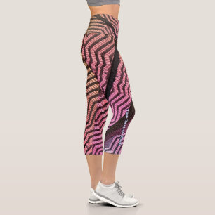 Tribal Divisions Capri Leggings