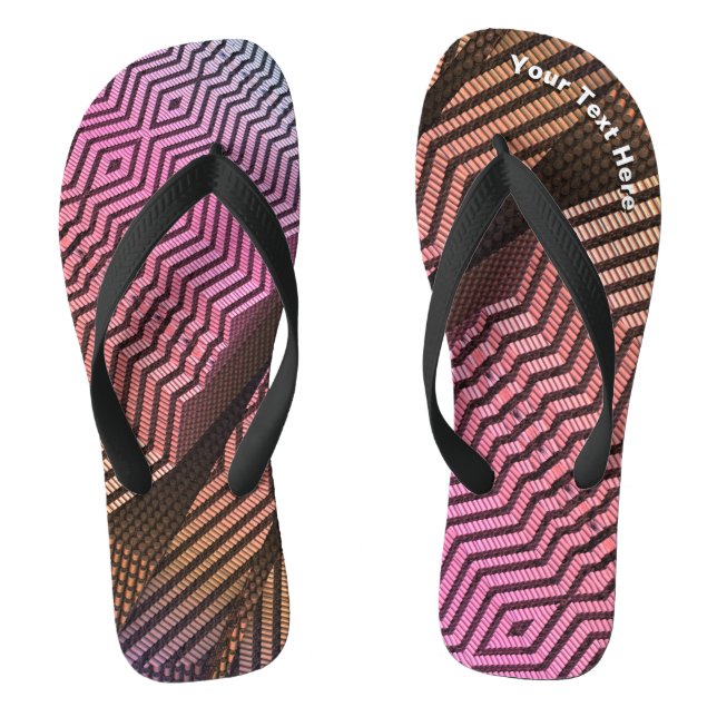 Tribal Divisions Flip Flops (Footbed)
