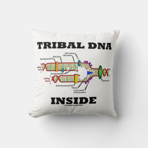 Tribal DNA Inside DNA Replication Bio-Anthropology Cushion