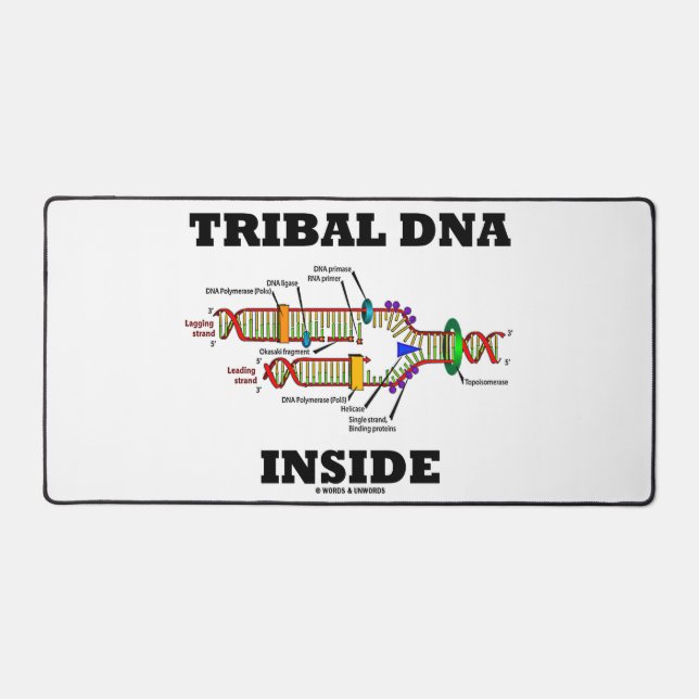 Tribal DNA Inside DNA Replication Humour Desk Mat (Front)