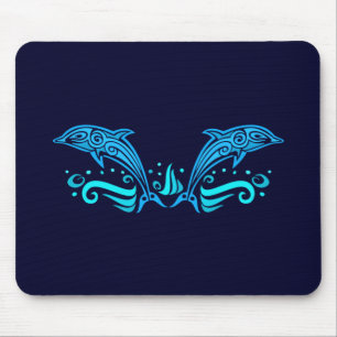 Tribal Dolphins mousepad