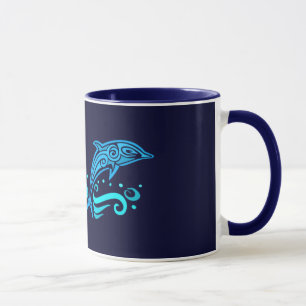Tribal Dolphins mug - choose style & color