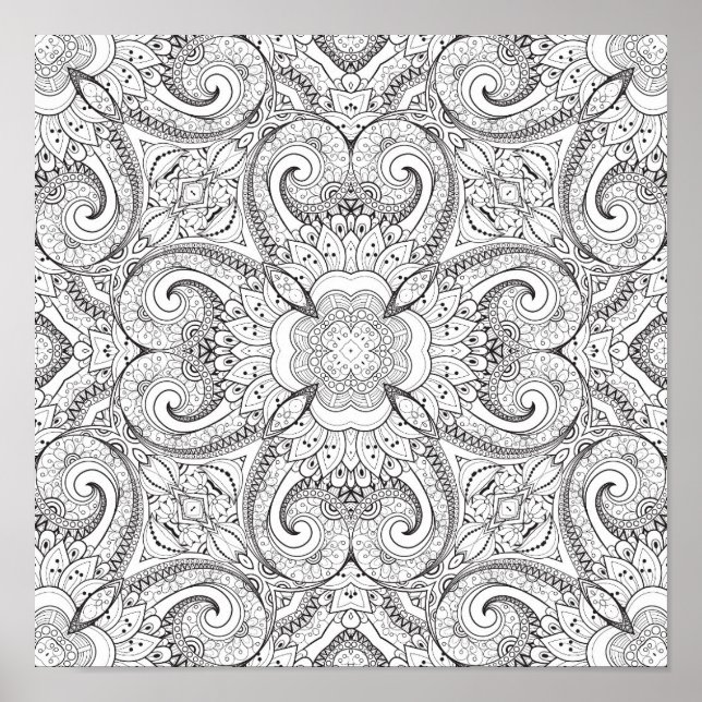 Tribal Doodle 3 Poster (Front)