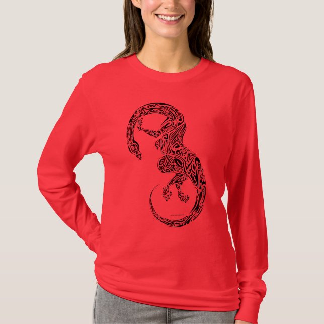 Tribal Dragon Front T-Shirt (Front)